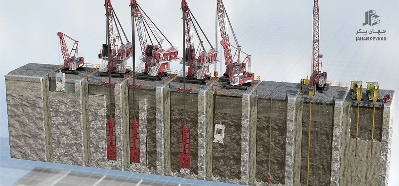 اجرای فونداسیون بیمارستان