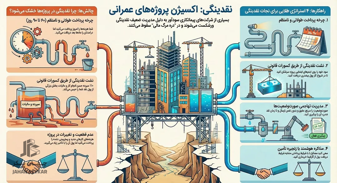 جریان نقدی در پروژههای عمرانی حیاتی است
